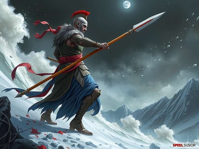 Supreme Spear Warrior Gameplay Screenshot showing Kalaripayattu-inspired combat with the Divine Spear